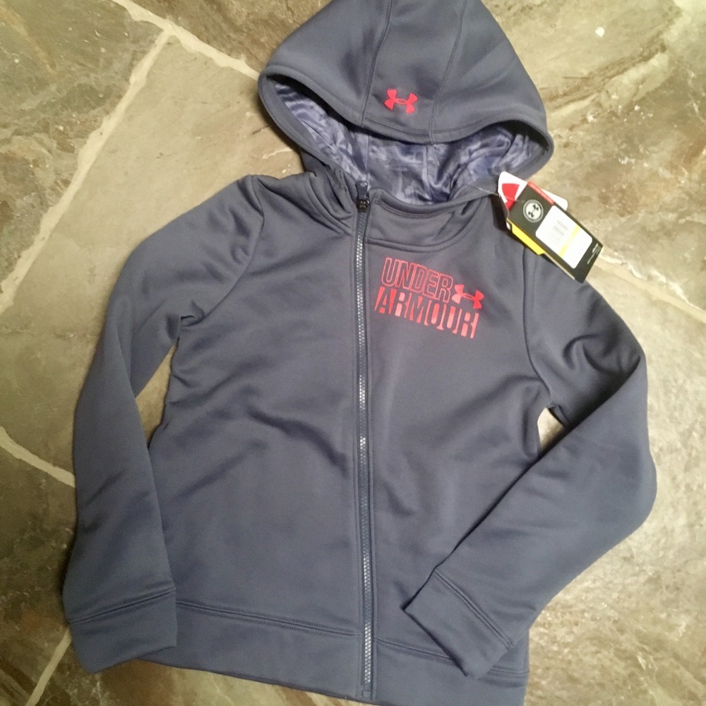 Girls UA Zipup (Med)